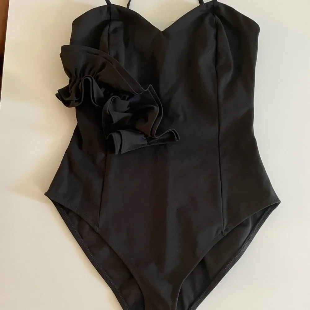 ZARA Ruffle Bodysuit - Picture 9 of 16